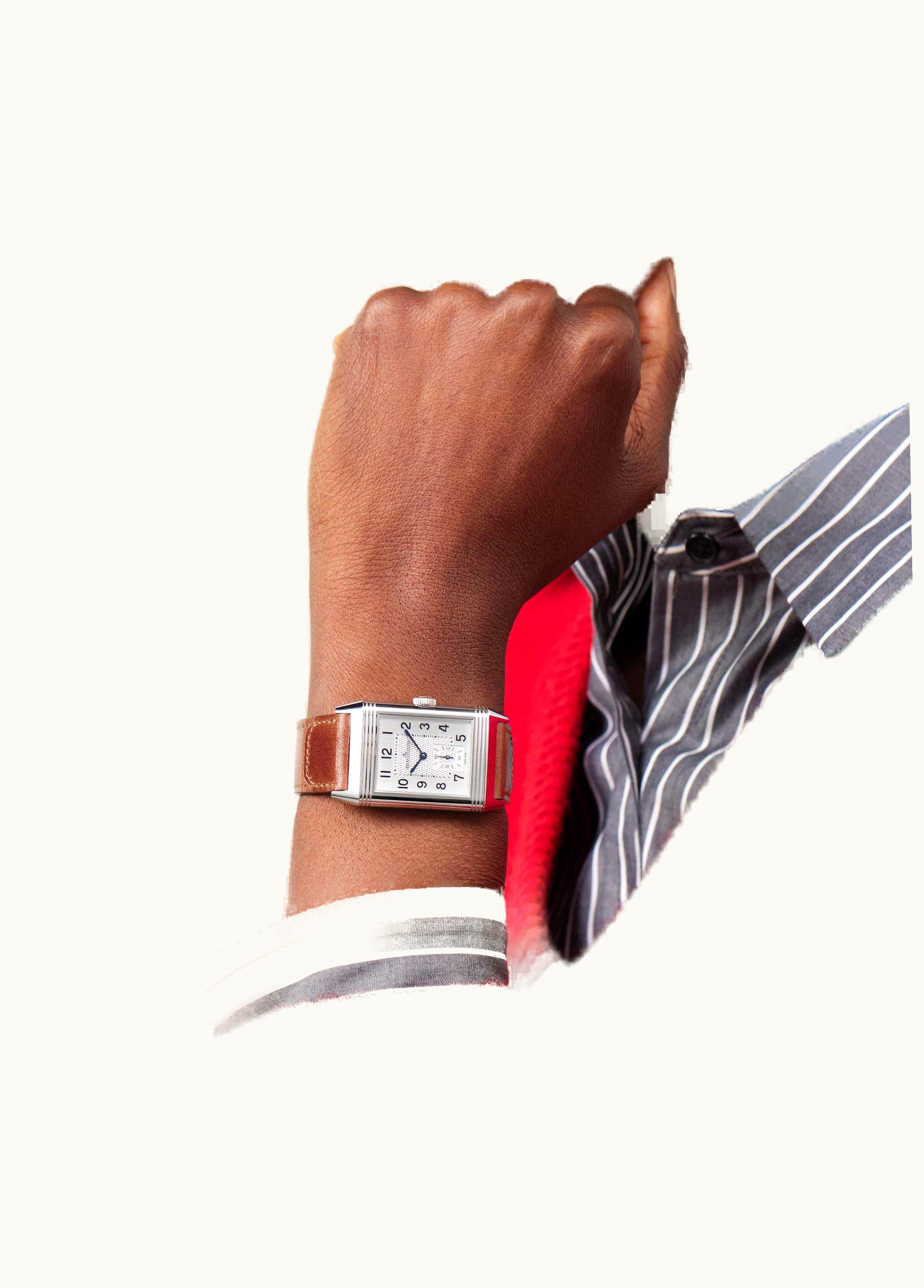 Jaeger-LeCoultre Reverso Classic Medium Thin Quartz Stainless Steel / Silver / Bracelet