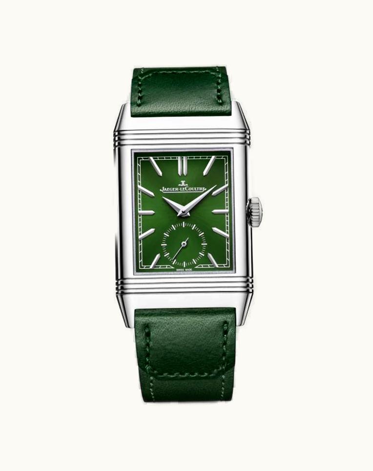 Jaeger-LeCoultre Reverso Tribute Monoface Stainless Steel / Green