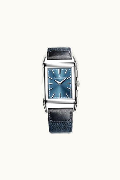 Jaeger-LeCoultre Reverso Tribute Chronograph Stainless Steel / Blue