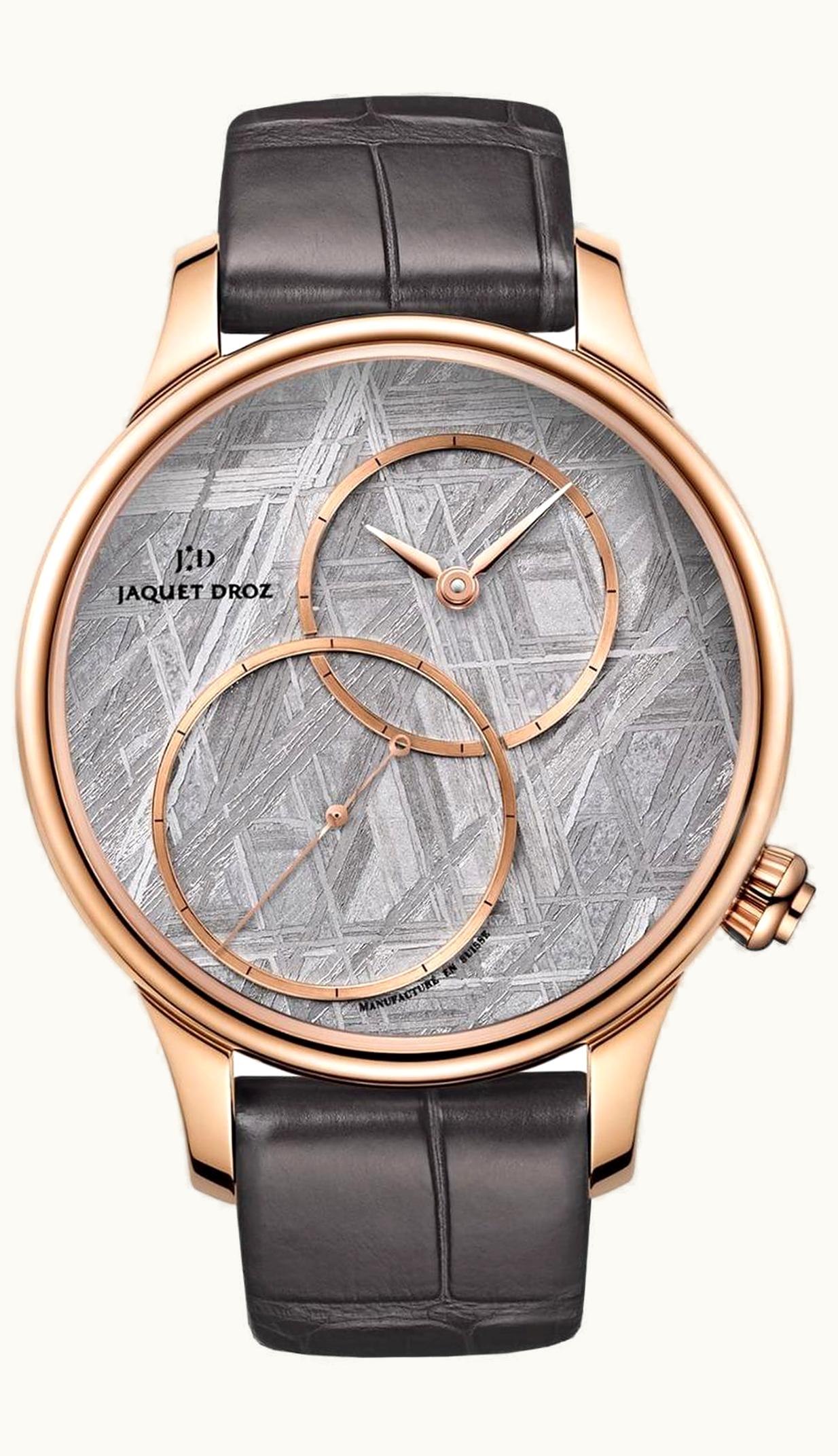 Jaquet Droz Grande Seconde 39  Black Enamel / White Gold