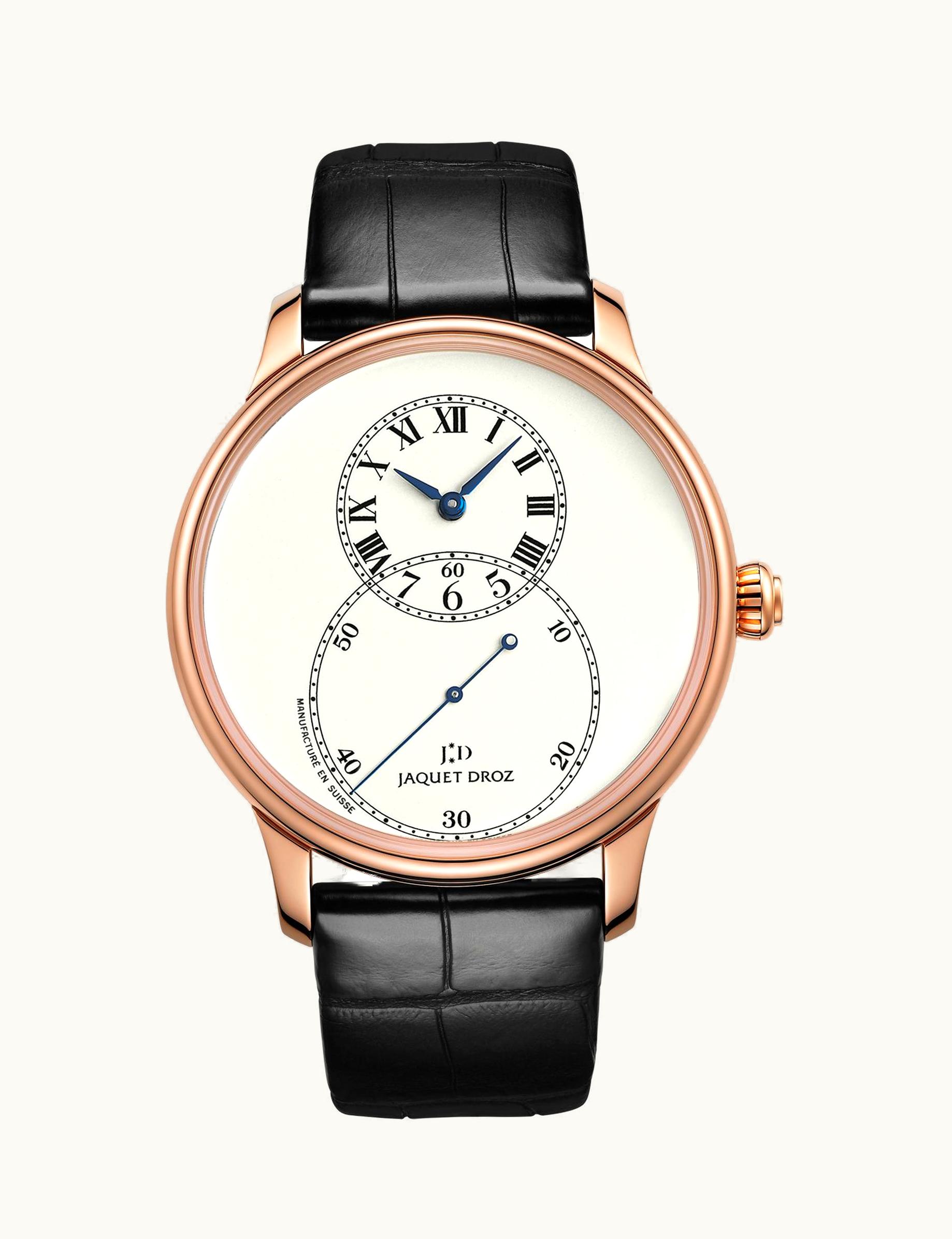 Jaquet Droz Grande Seconde 43 Ivory Enamel / Red Gold