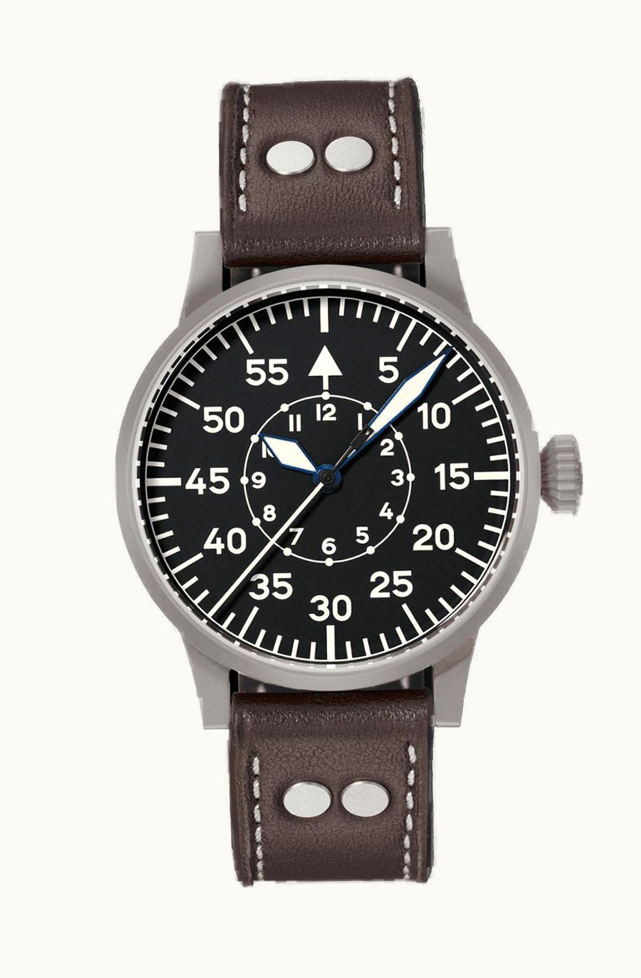 Laco Pilot Watch Original Replica 45 Stainless Steel / Black