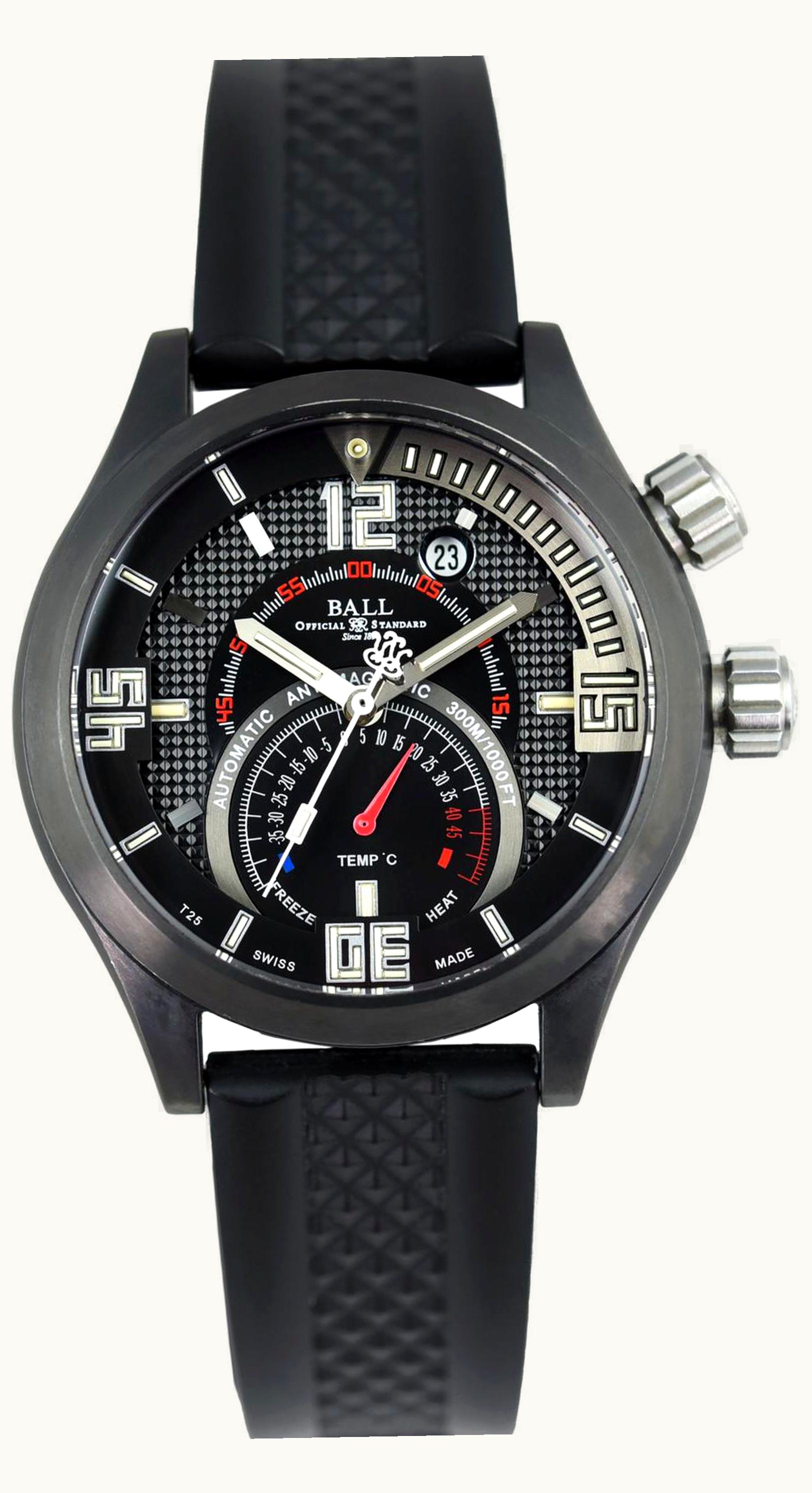 Laco Pilot Watch Special Models Model Luzern / Stainless steel / Black