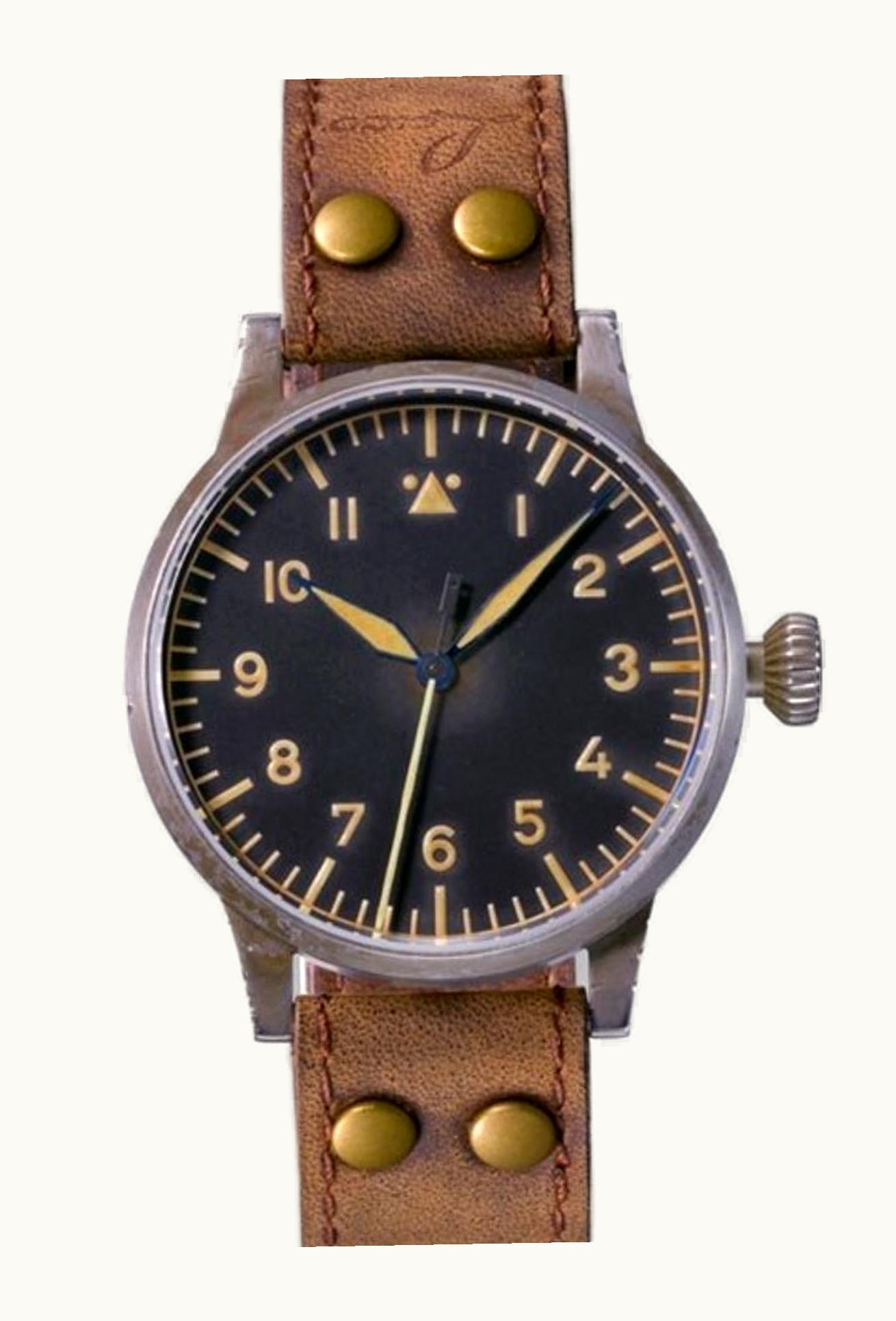 Laco Pilot Watch Original Münster Erbstück Stainless Steel / Black