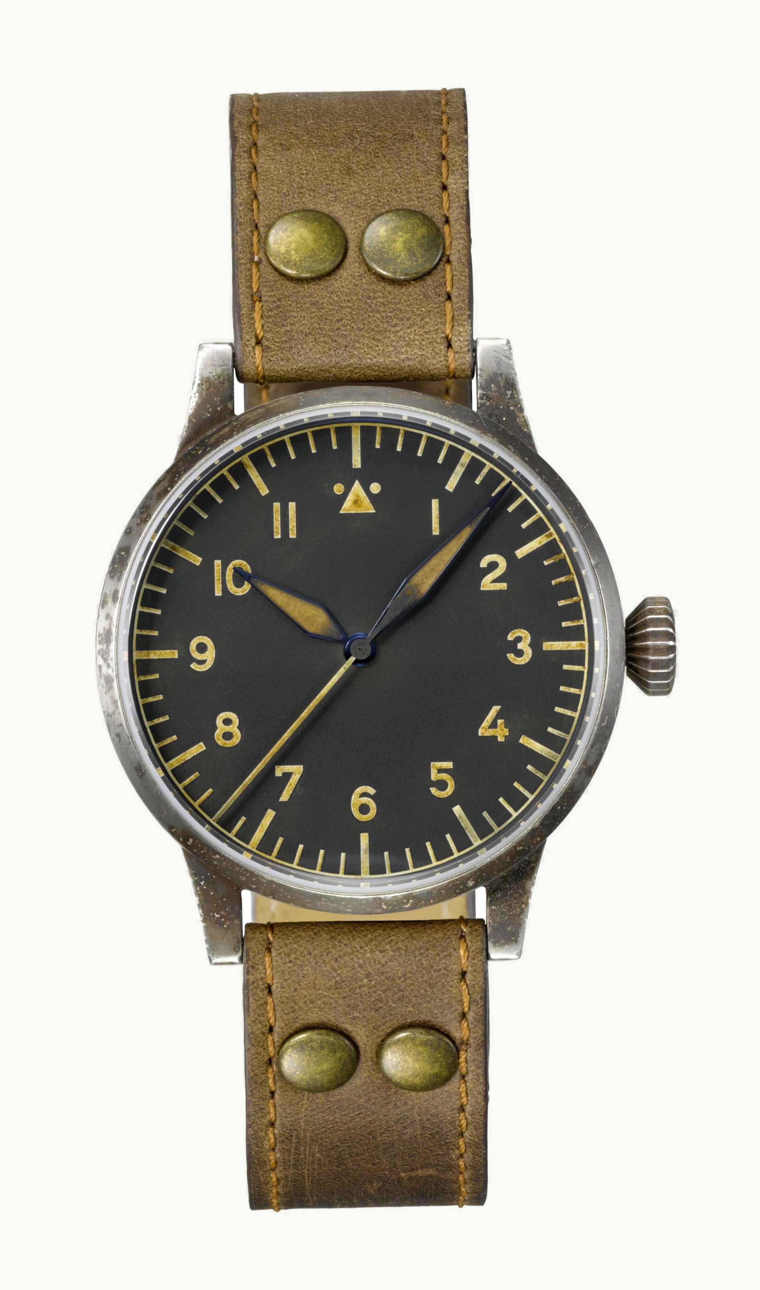 Laco Pilot Watch Original Heidelberg Erbstück Stainless Steel / Black