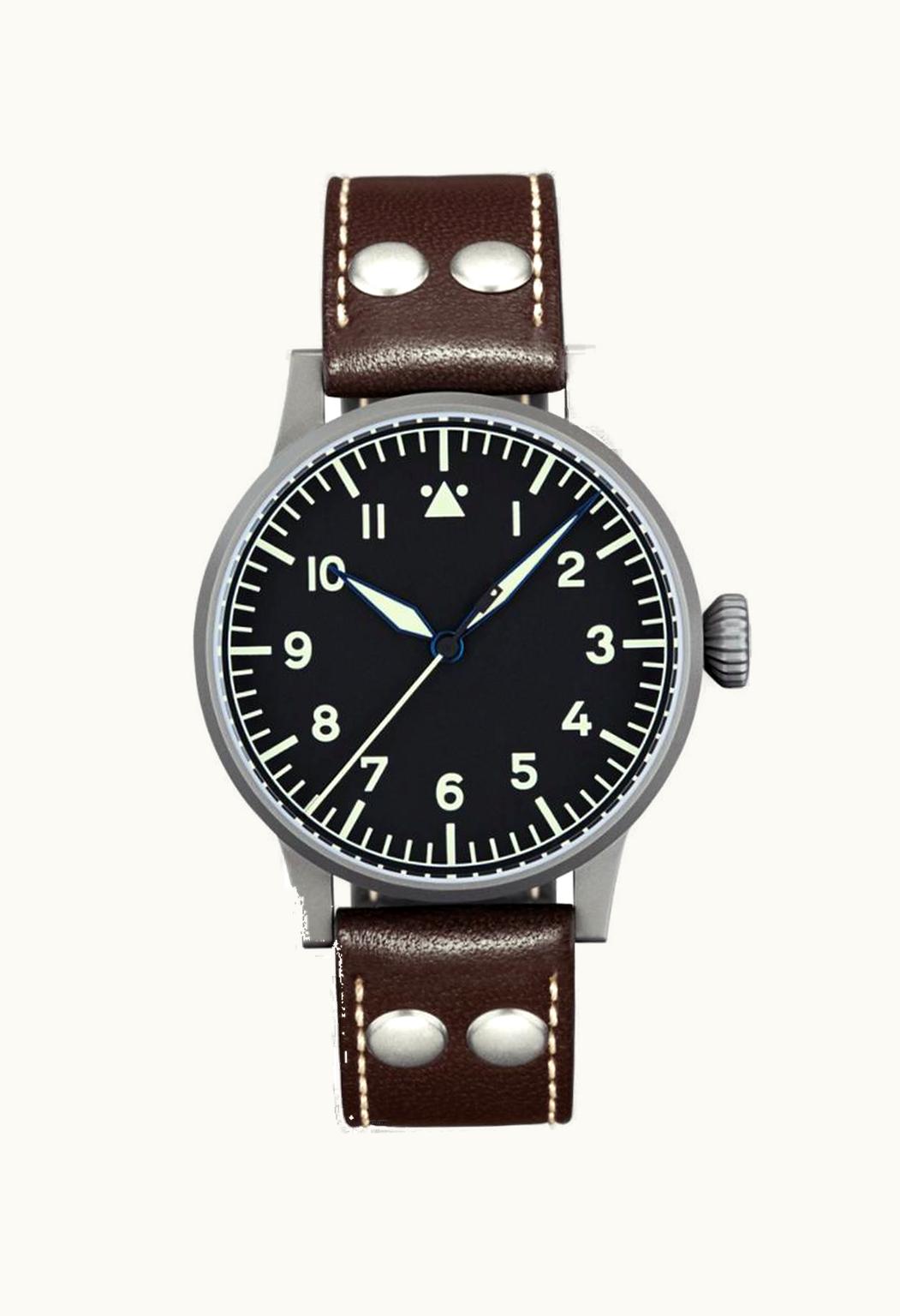 Laco Pilot Watch Original Münster Blaue Stunde Stainless Steel / Blue