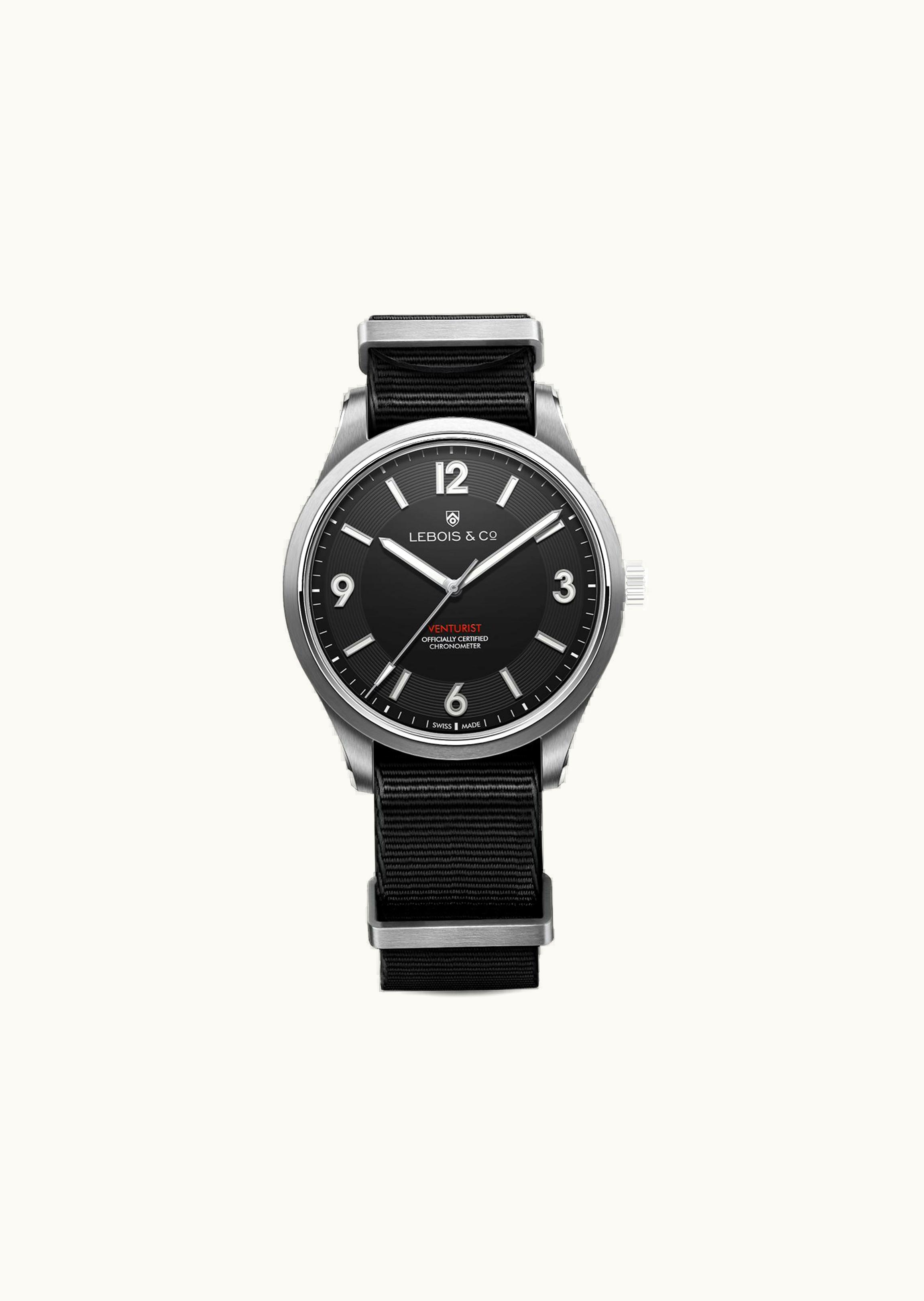 Lebois & Co Venturist Observatoire Chronométrique+ Chronometer Stainless Steel / Black / NATO
