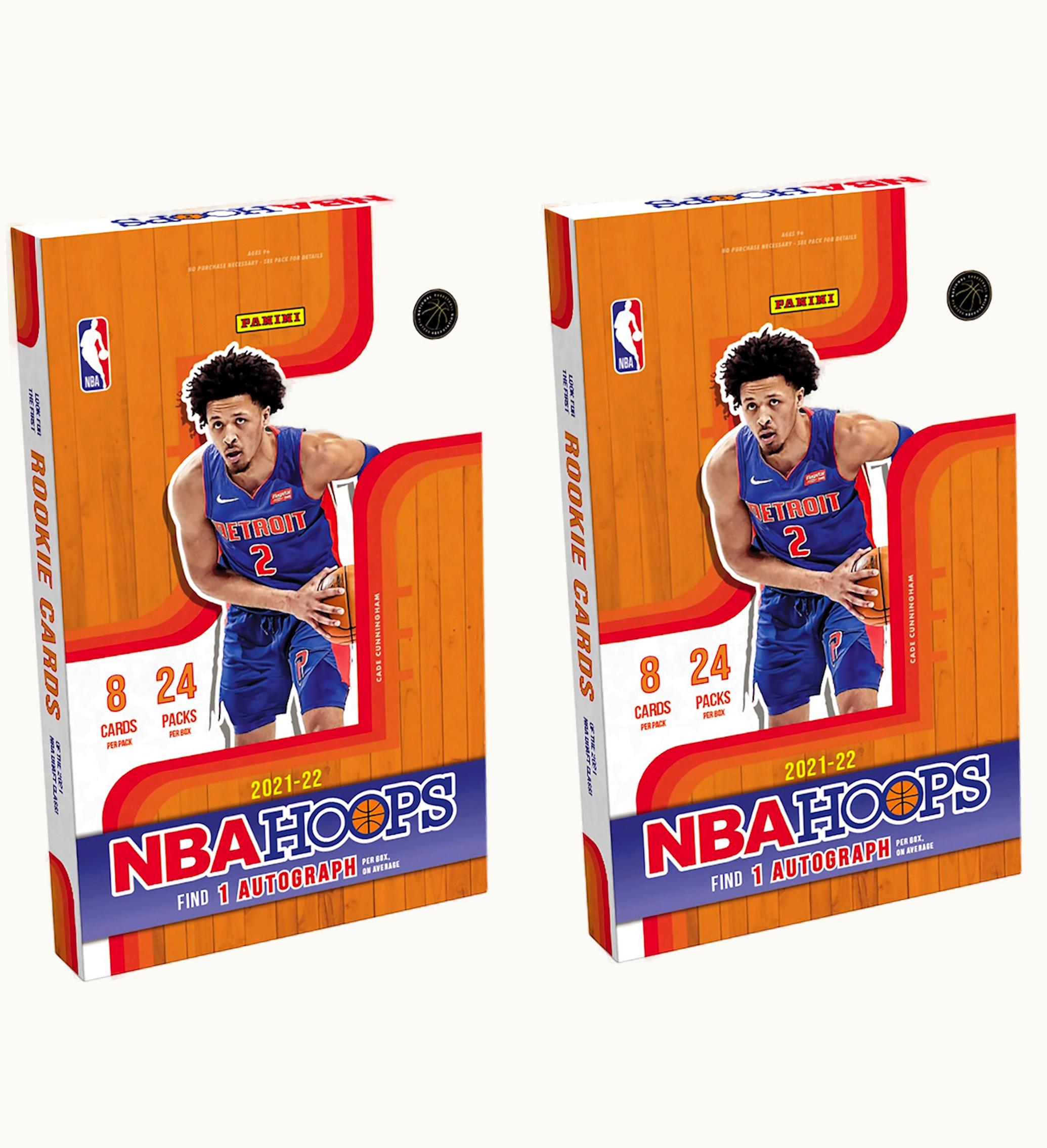 Panini 2021 22 Panini Hoops Basketball Hobby Box 2x Lot