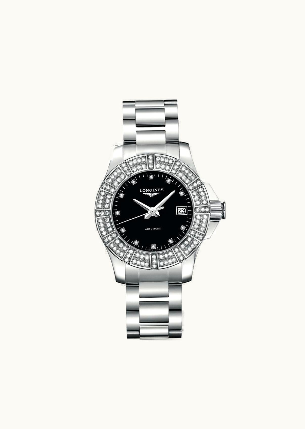 Longines Conquest 29.5 Automatic Double Row Diamond