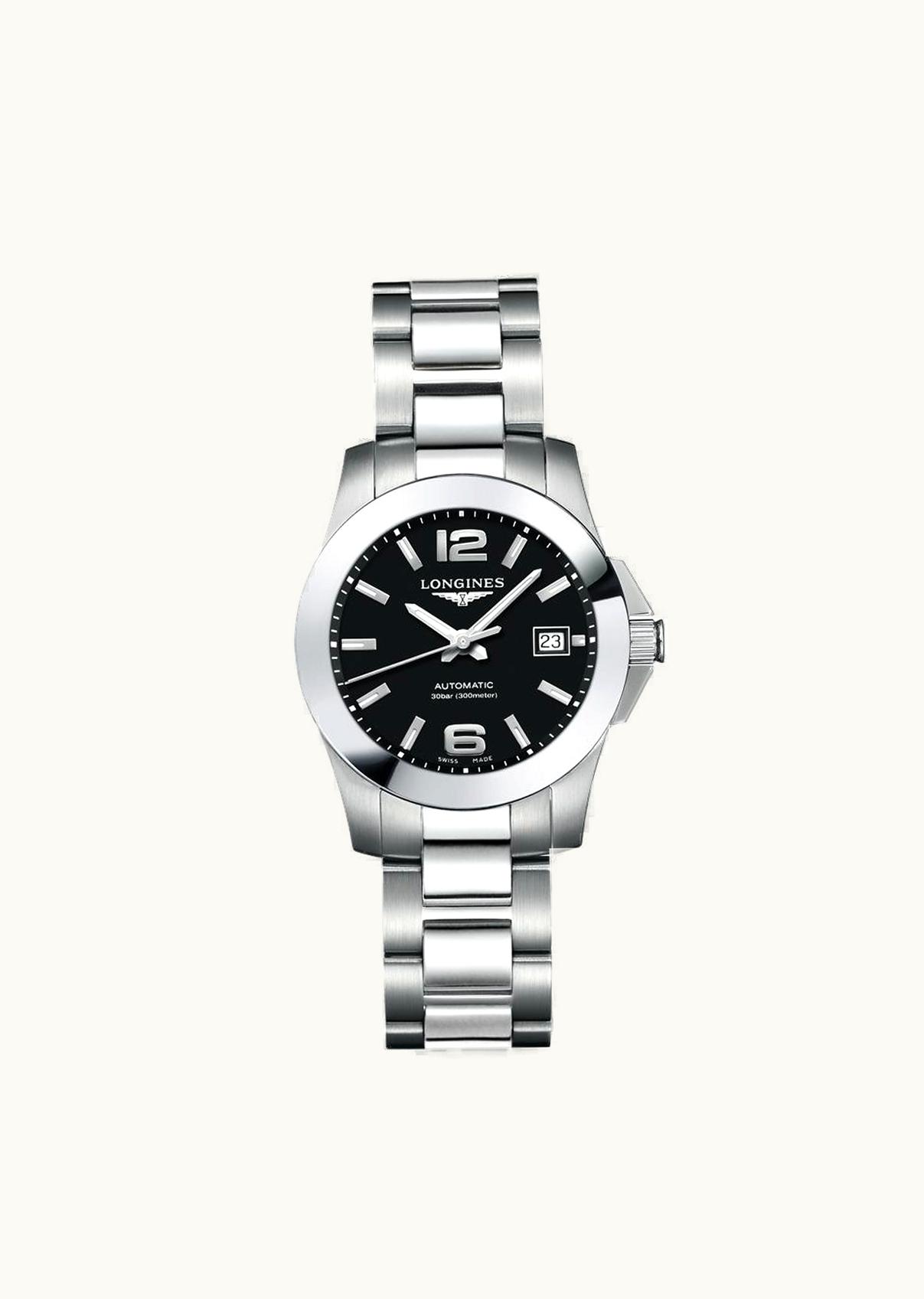 Longines Conquest 29.5 Automatic Stainless Steel Black