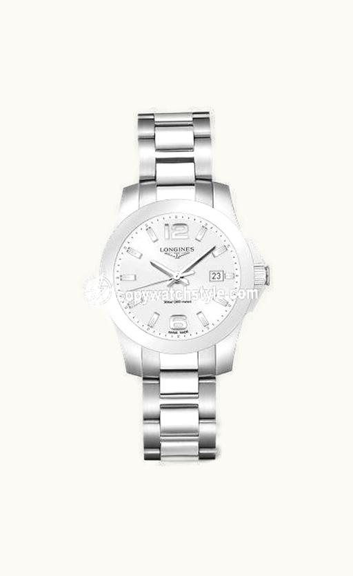 Longines Conquest Quartz 36 Stainless Steel / Silver