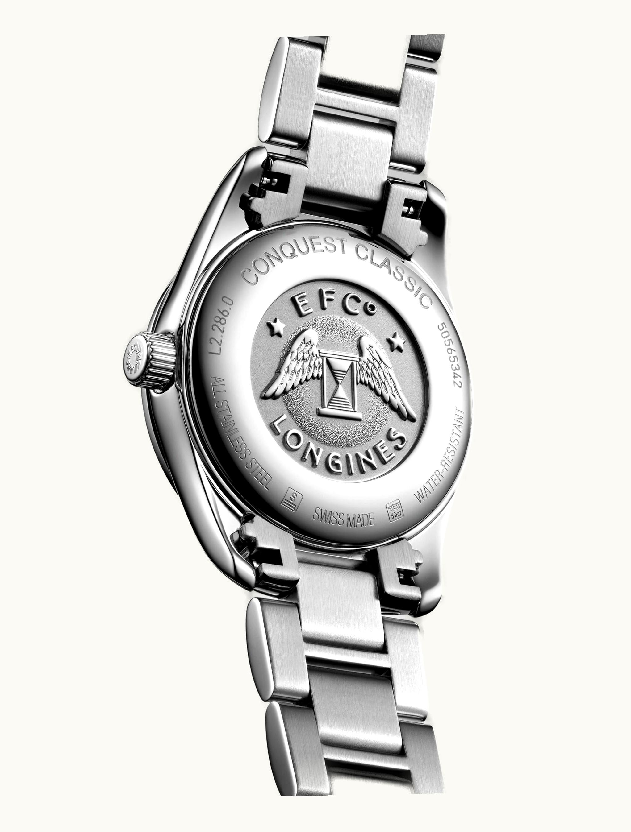 Longines Conquest Classic Quartz 29.5 Stainless Steel - Diamond / MOP