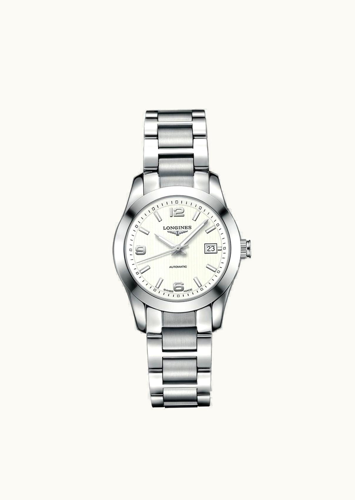 Longines Conquest Classic Automatic 29.5 Stainless Steel / White / Bracelet