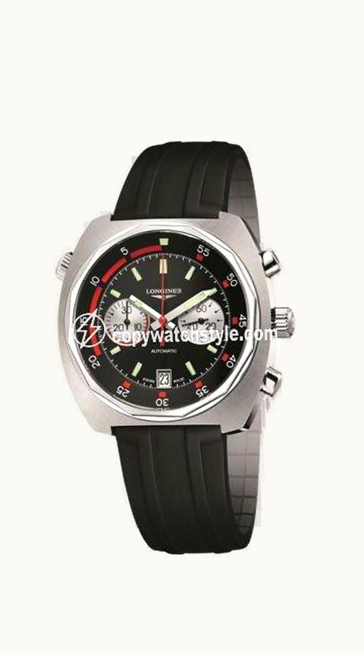 Longines Conquest V.H.P. GMT 41 Stainless Steel / Carbon / Bracelet