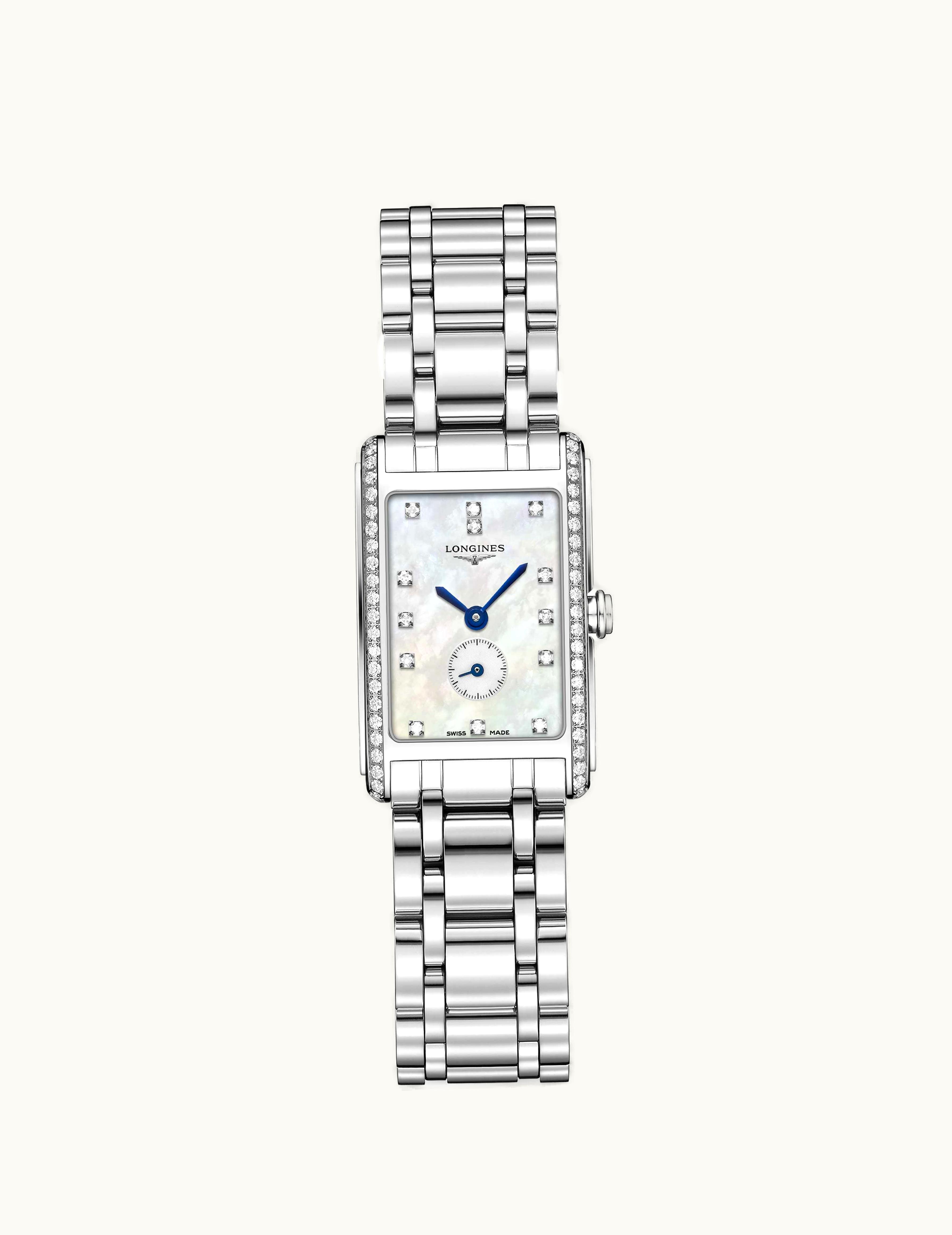 Longines DolceVita 20.5 Quartz Stainless Steel / Diamond / MOP / Bracelet