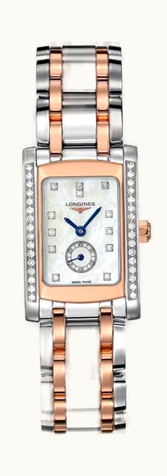 Longines DolceVita 20 Quartz Two Tone Pink Diamond