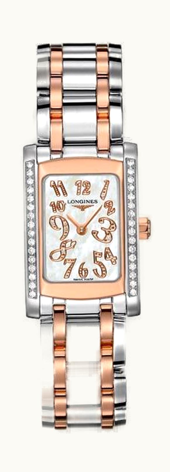Longines DolceVita 20 Quartz Two Tone Pink Diamond