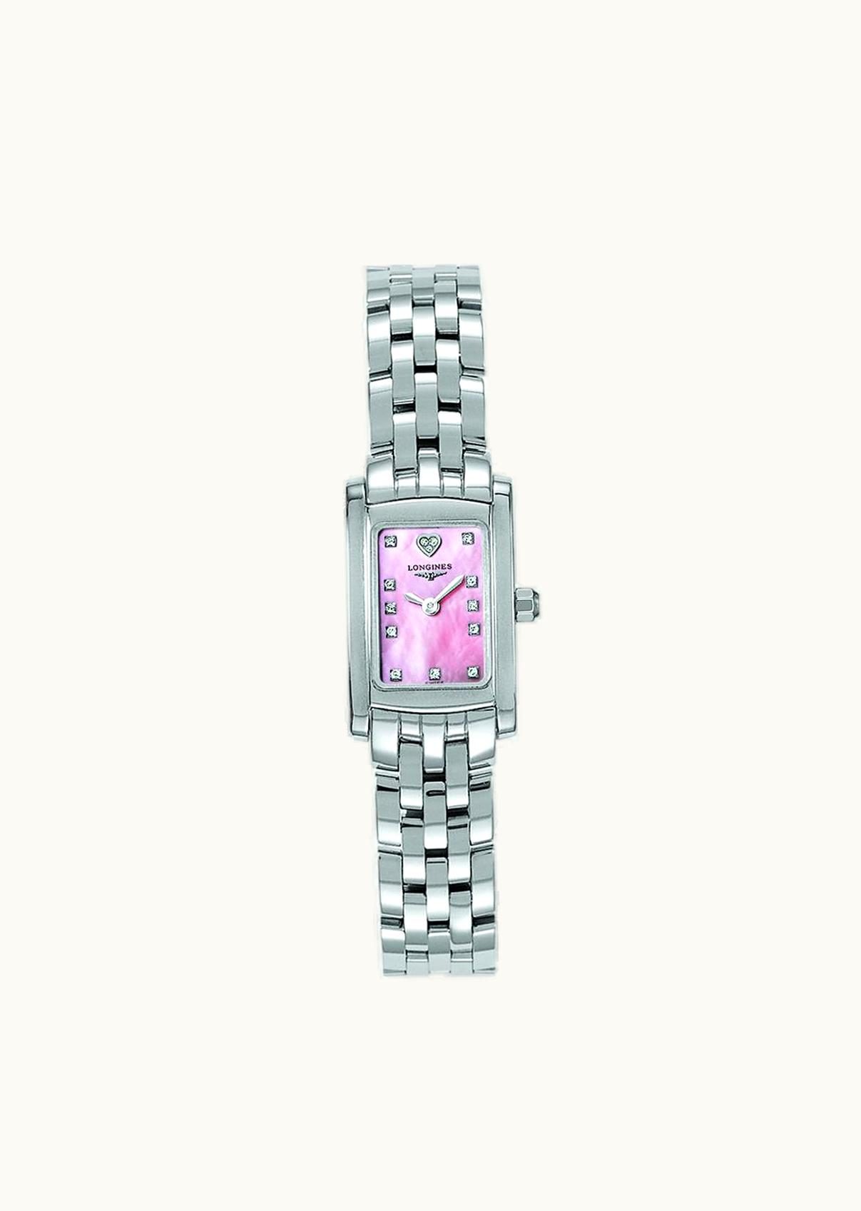 Longines DolceVita 16 Quartz Stainless Steel Pink MOP