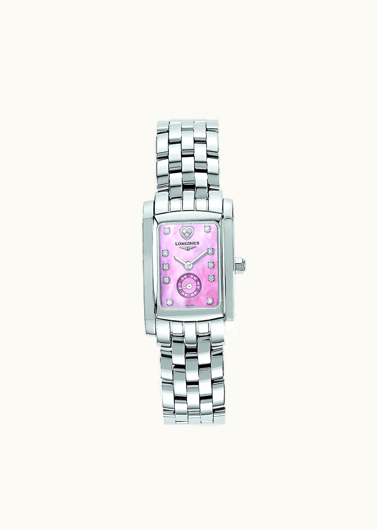 Longines DolceVita 20 Quartz Stainless Steel Pink MOP