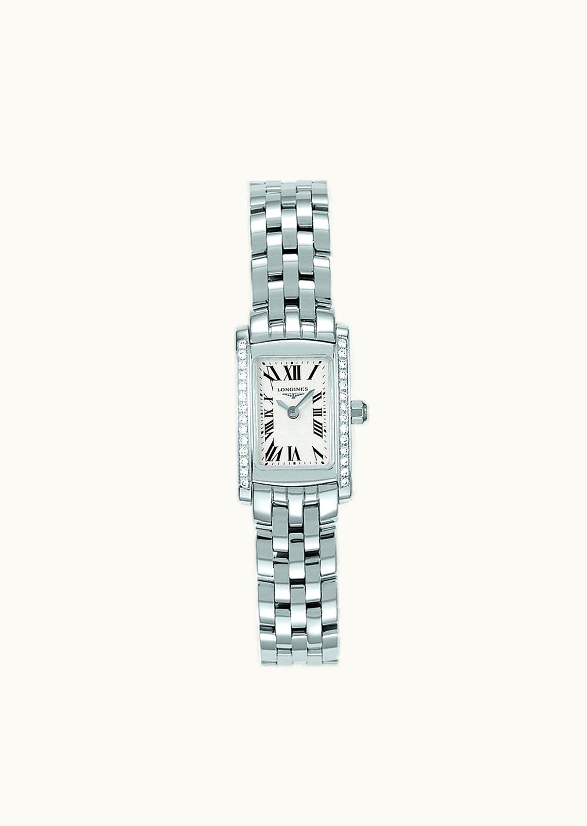 Longines DolceVita 16 Quartz Stainless Steel Diamond Roman