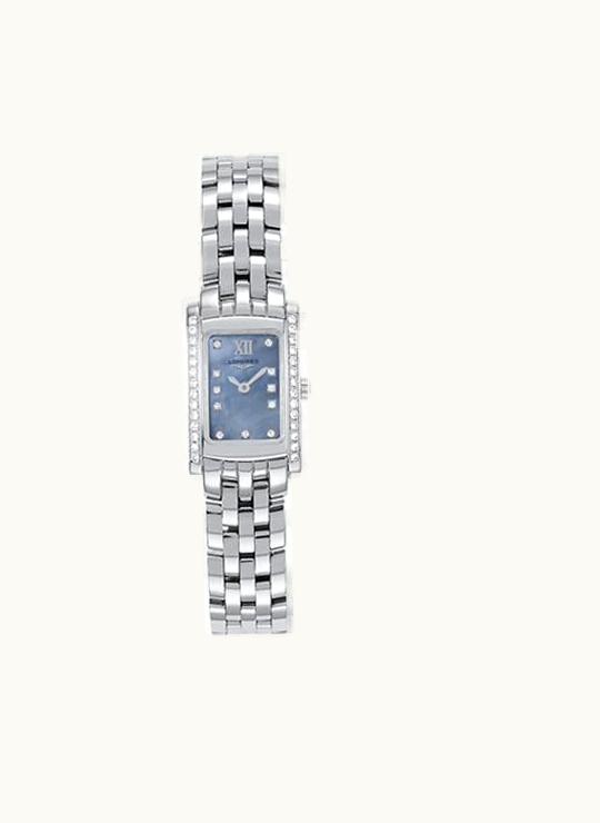 Longines DolceVita 16 Quartz Stainless Steel Diamond Blue