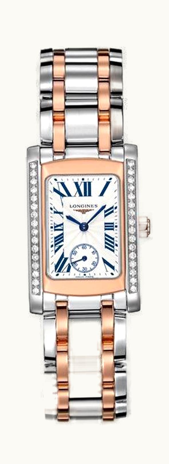 Longines DolceVita 20 Quartz Two Tone Pink Diamond
