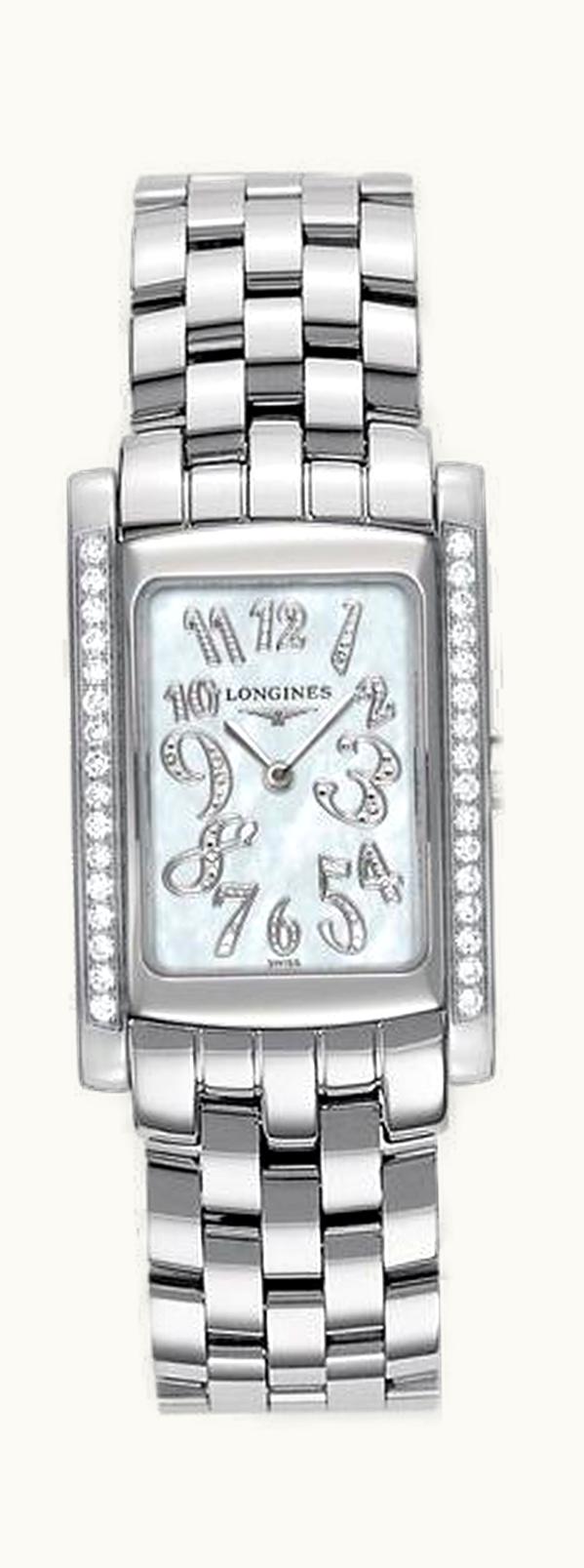 Longines DolceVita 22 Quartz Stainless Steel Diamond MOP
