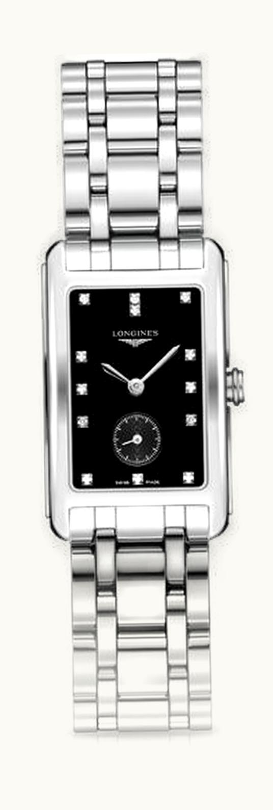 Longines DolceVita 23 Quartz Stainless Steel / Black / Bracelet