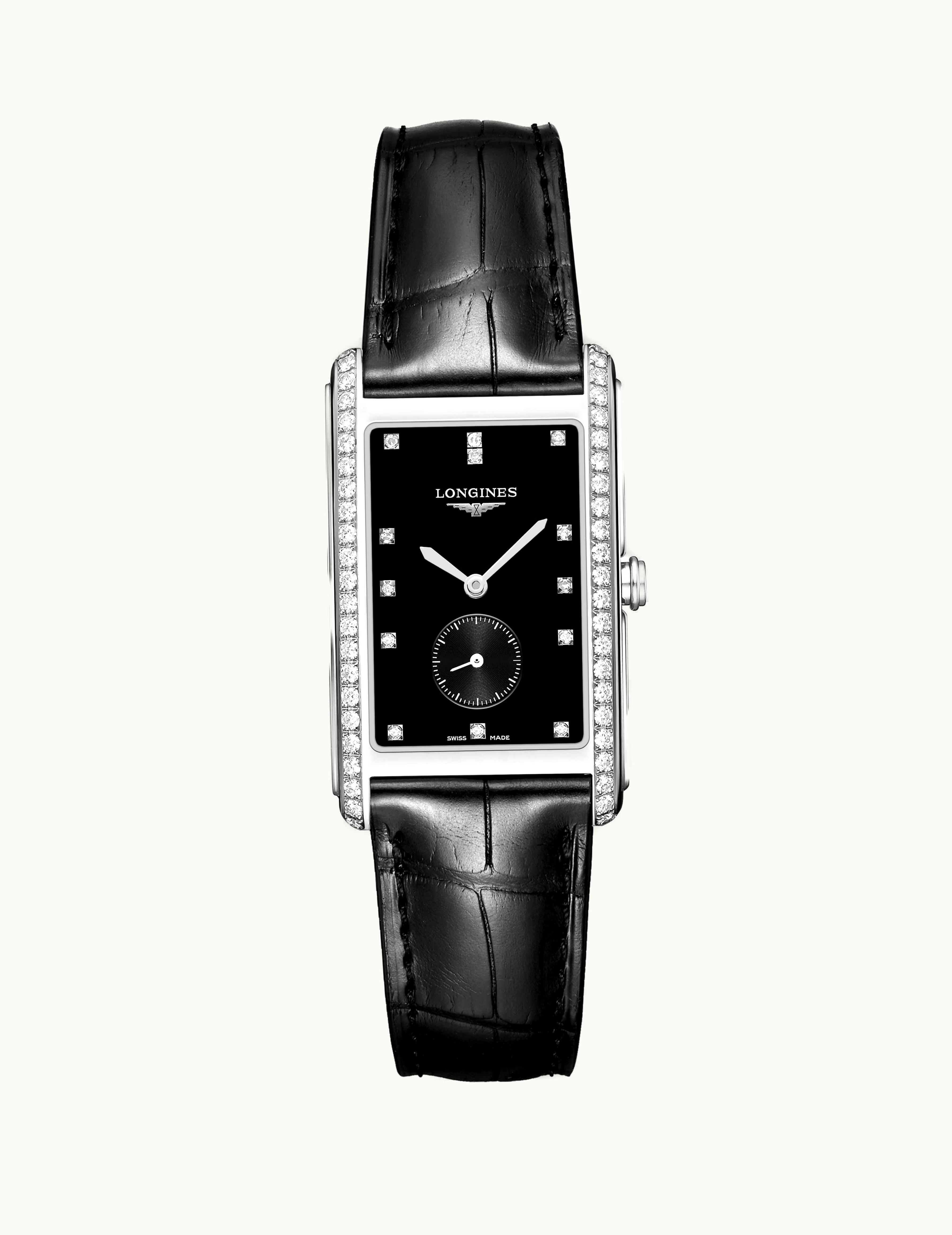 Longines DolceVita 25.8 Quartz Stainless Steel / Diamond / Black
