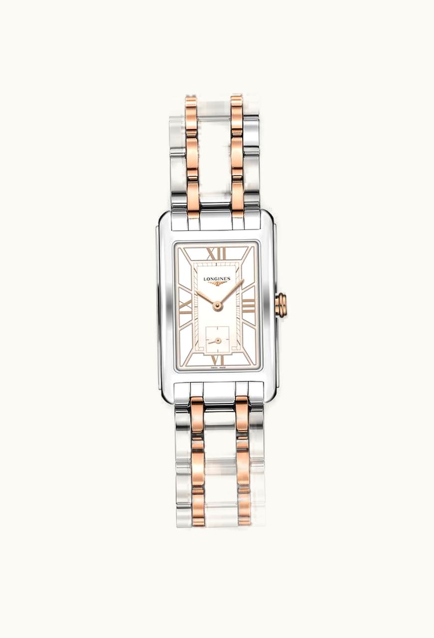Longines DolceVita 23 Quartz Stainless Steel - Pink Gold Gold / Two-Tone Roman / Bracelet