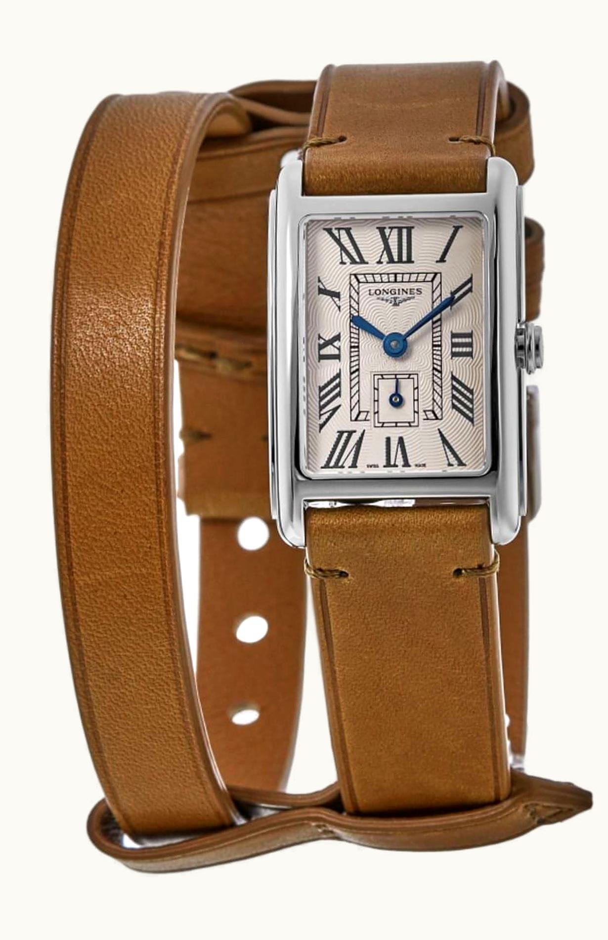 Longines DolceVita 20.8 Quartz Stainless Steel / Silver - Roman / Yvy Leather