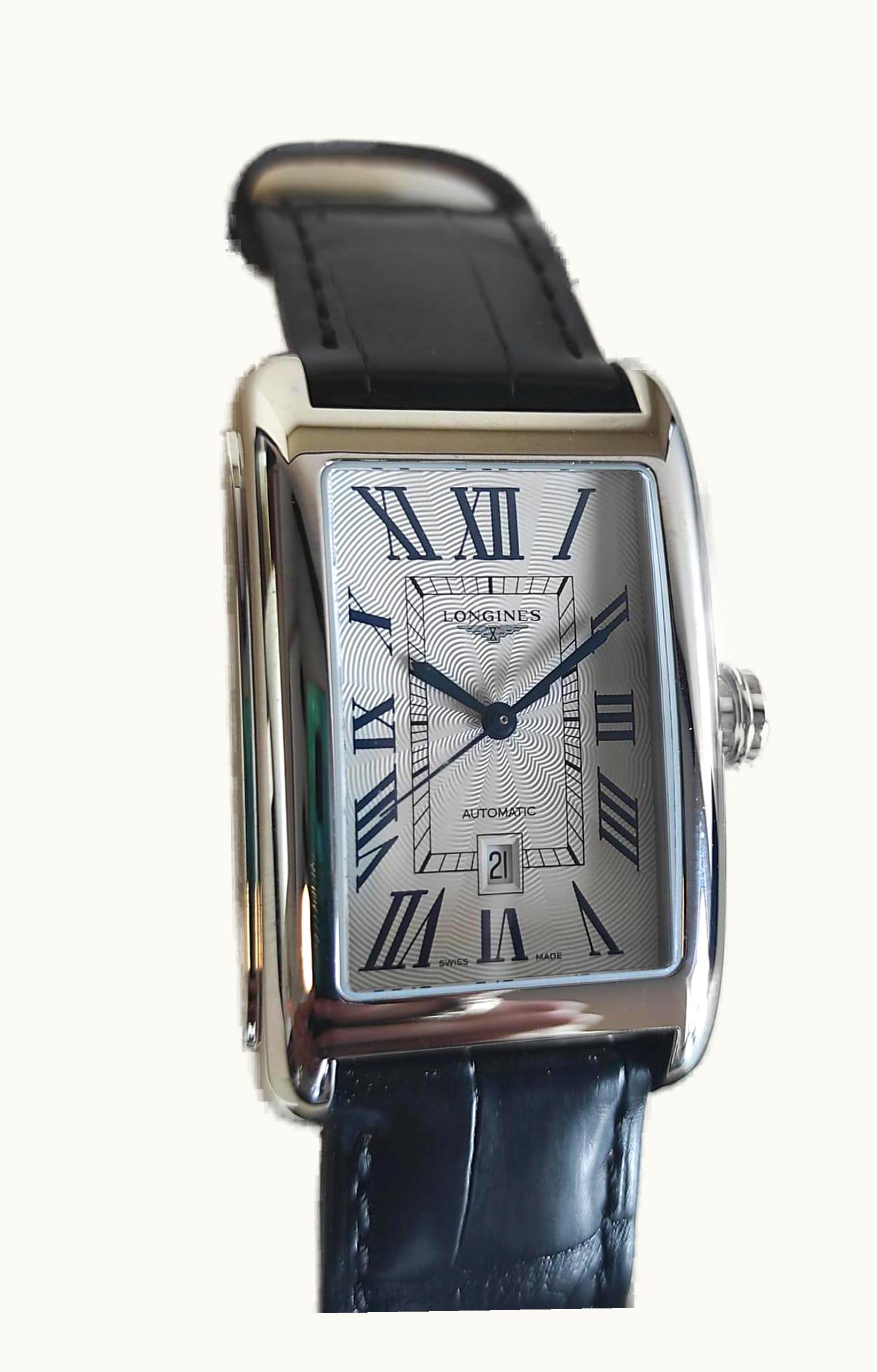 Longines DolceVita 23 Quartz Stainless Steel / Black / Yvy Leather