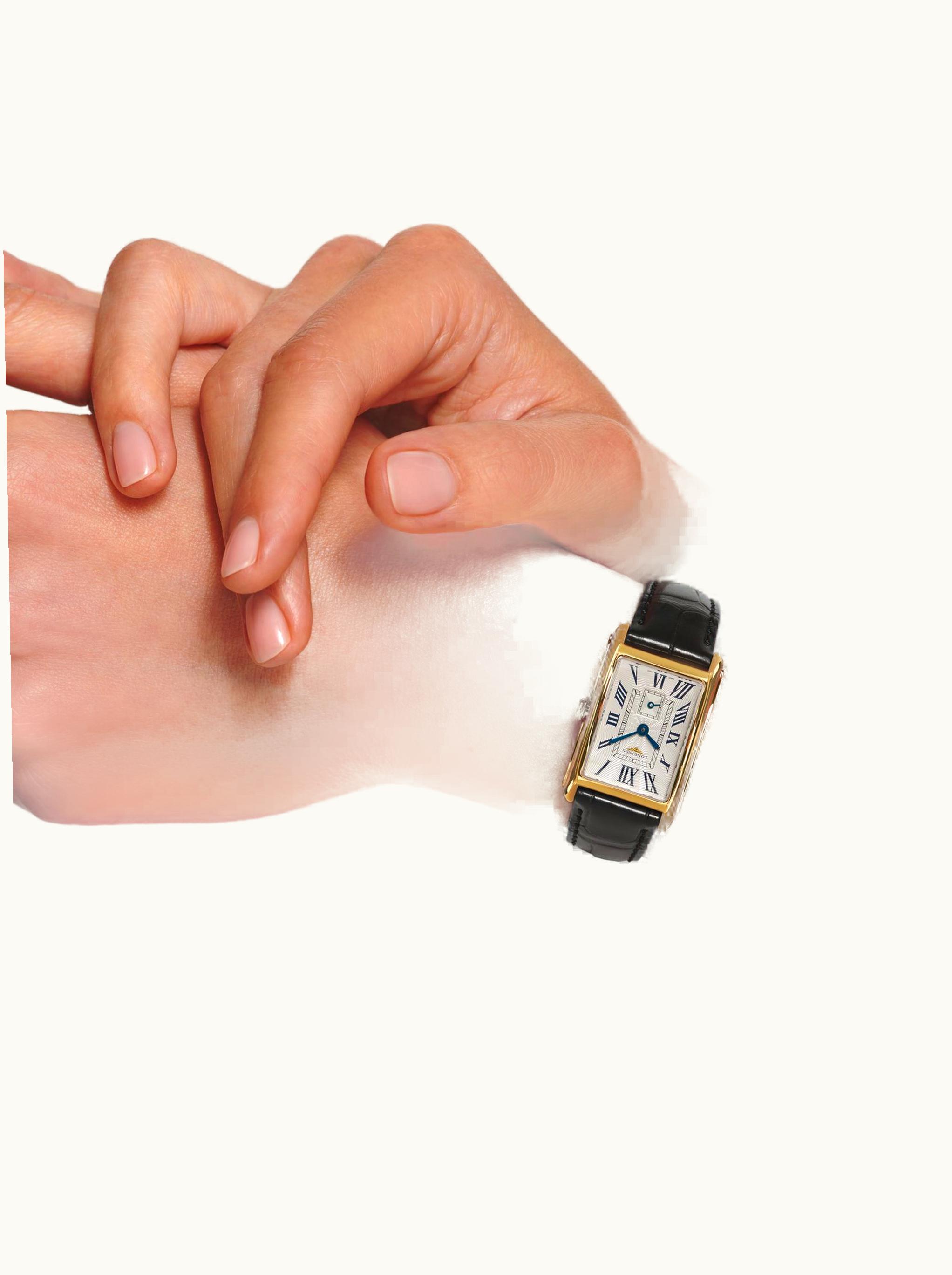 Longines DolceVita 20.5 Quartz Yellow Gold / Silver - Roman