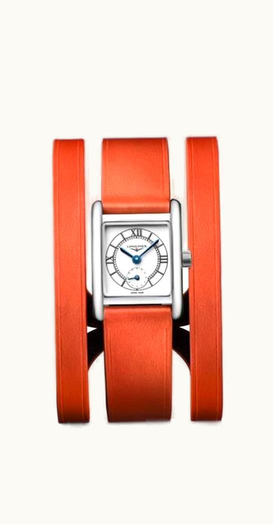 Longines Mini Dolce Vita 21.5 Quartz Stainless Steel / Silver / Triple Cuff Brown