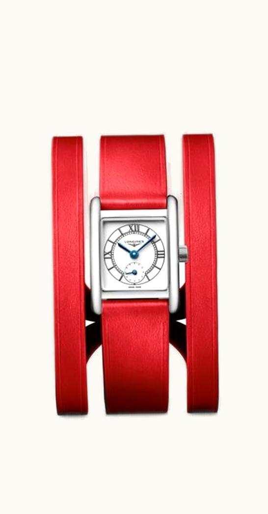 Longines Mini Dolce Vita 21.5 Quartz Stainless Steel / Silver / Triple Cuff Red XS