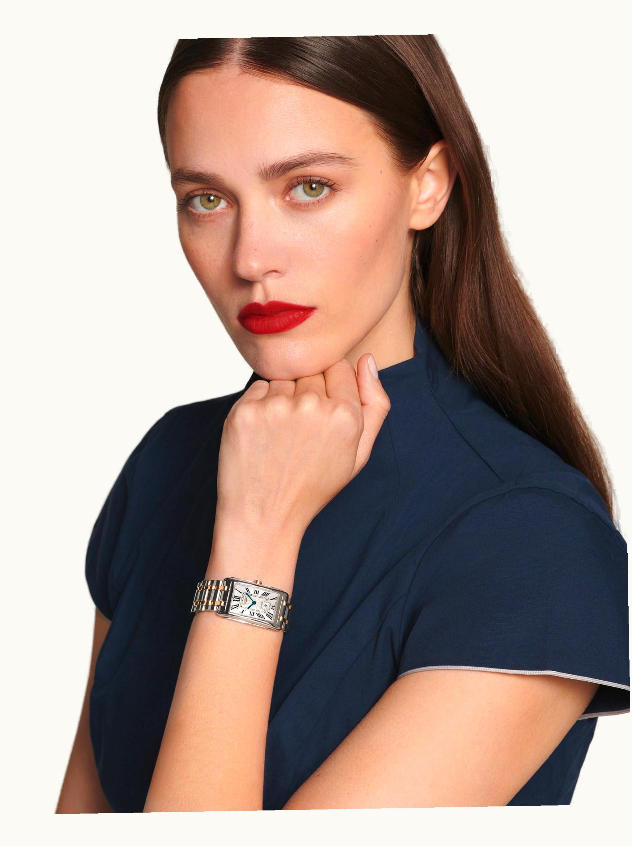 Longines DolceVita 23 Quartz Stainless Steel - Pink Gold Gold / Silver - Roman / Bracelet