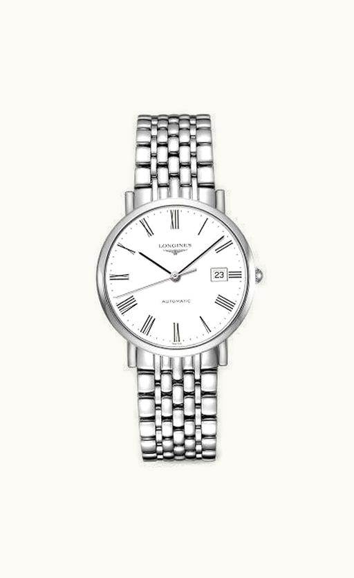 Longines Elegant Collection Automatic 37 Stainless Steel / White / Bracelet