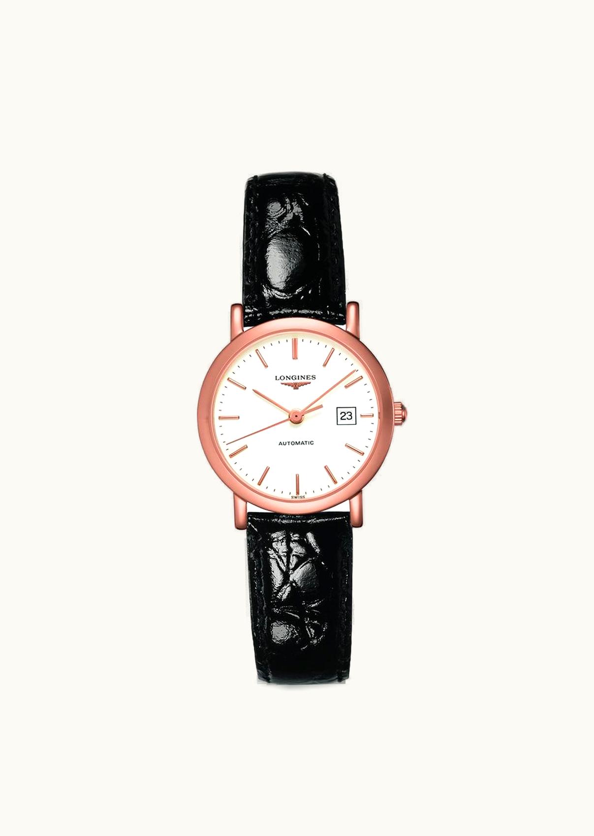 Longines Elegant Collection Automatic 27.2 Pink Gold / White