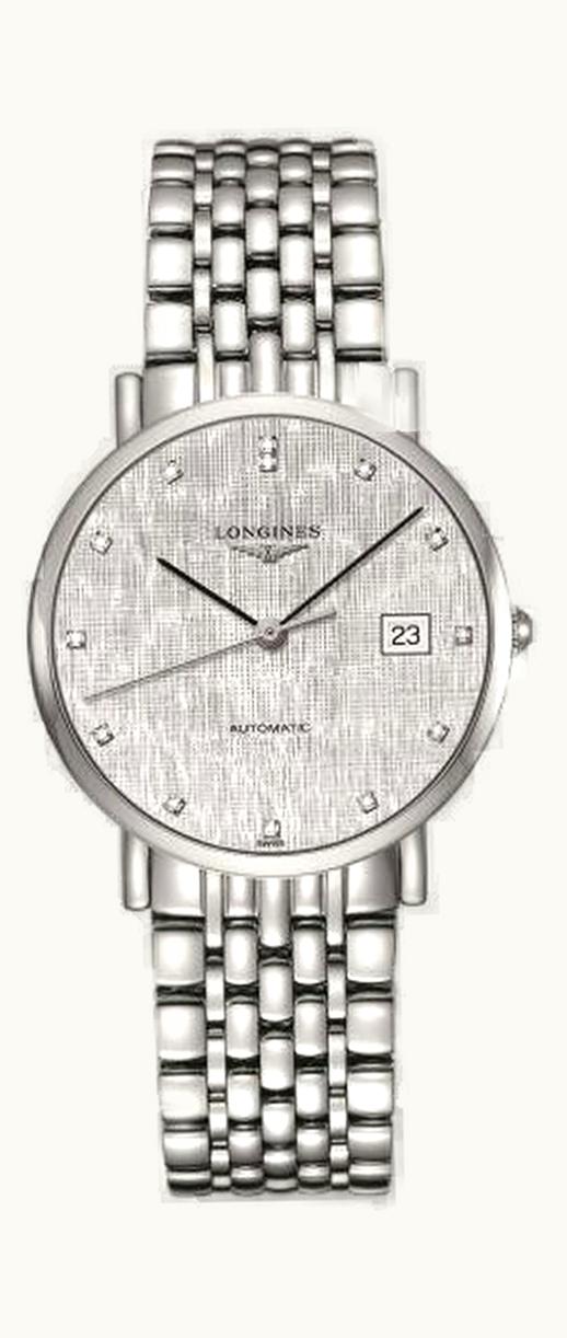 Longines Elegant Collection Automatic 37 Stainless Steel / Silver / Bracelet