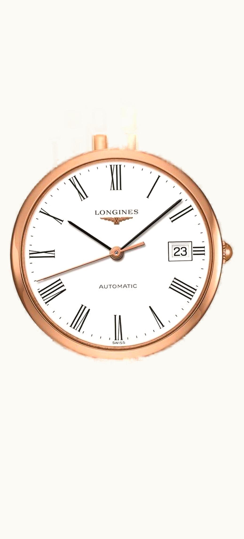 Longines Elegant Collection Automatic 37 Stainless Steel / Red Gold / White