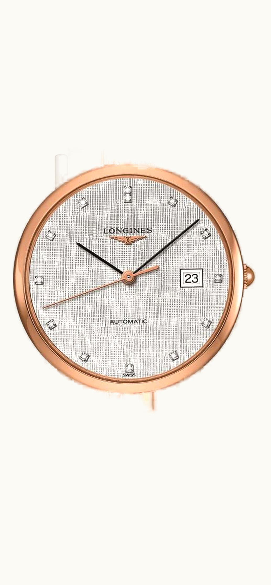 Longines Elegant Collection Automatic 37 Stainless Steel / Red Gold / Silver