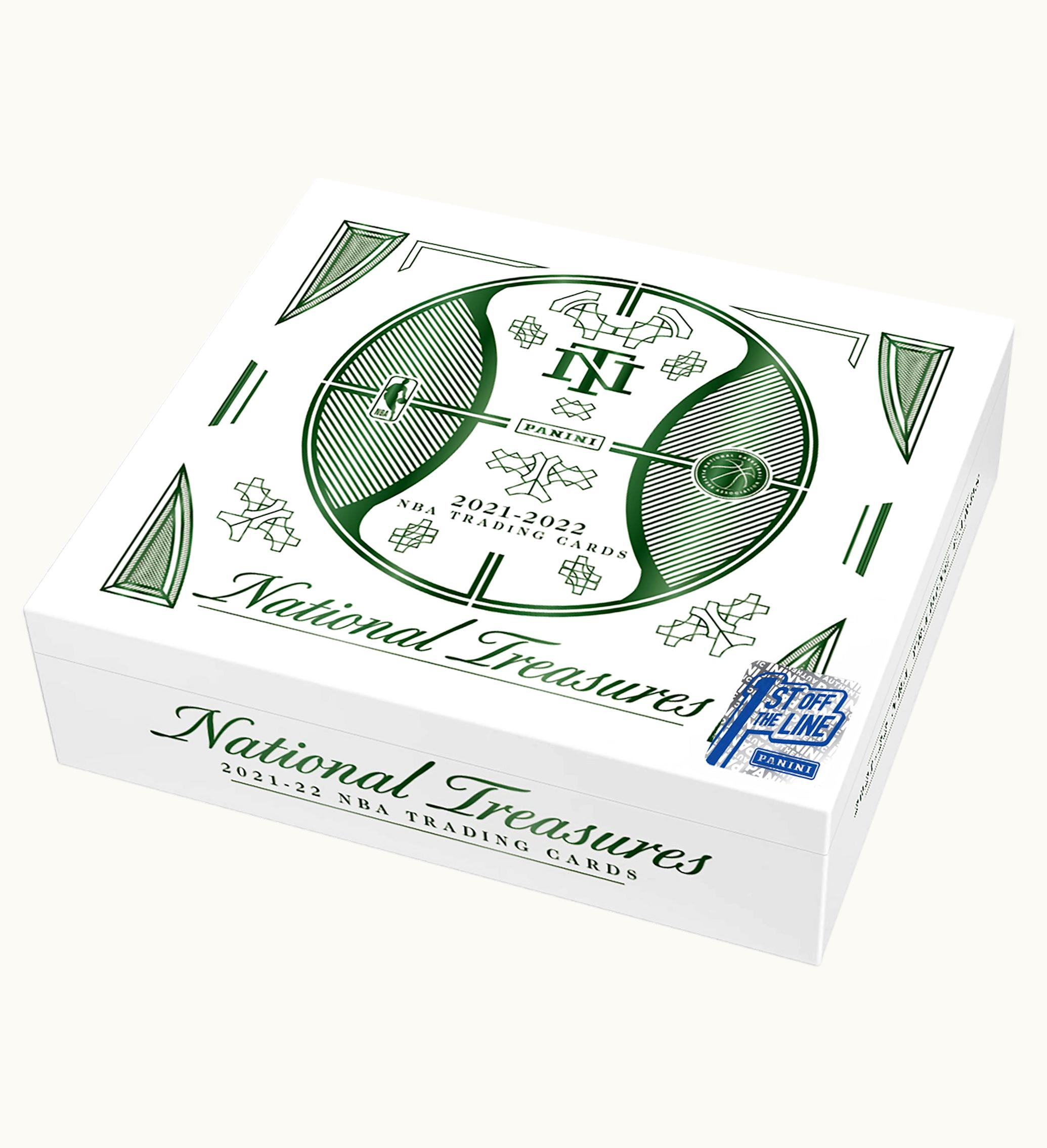 Panini 2021 22 Panini National Treasures Basketball 1st Off The Line Hobby Box