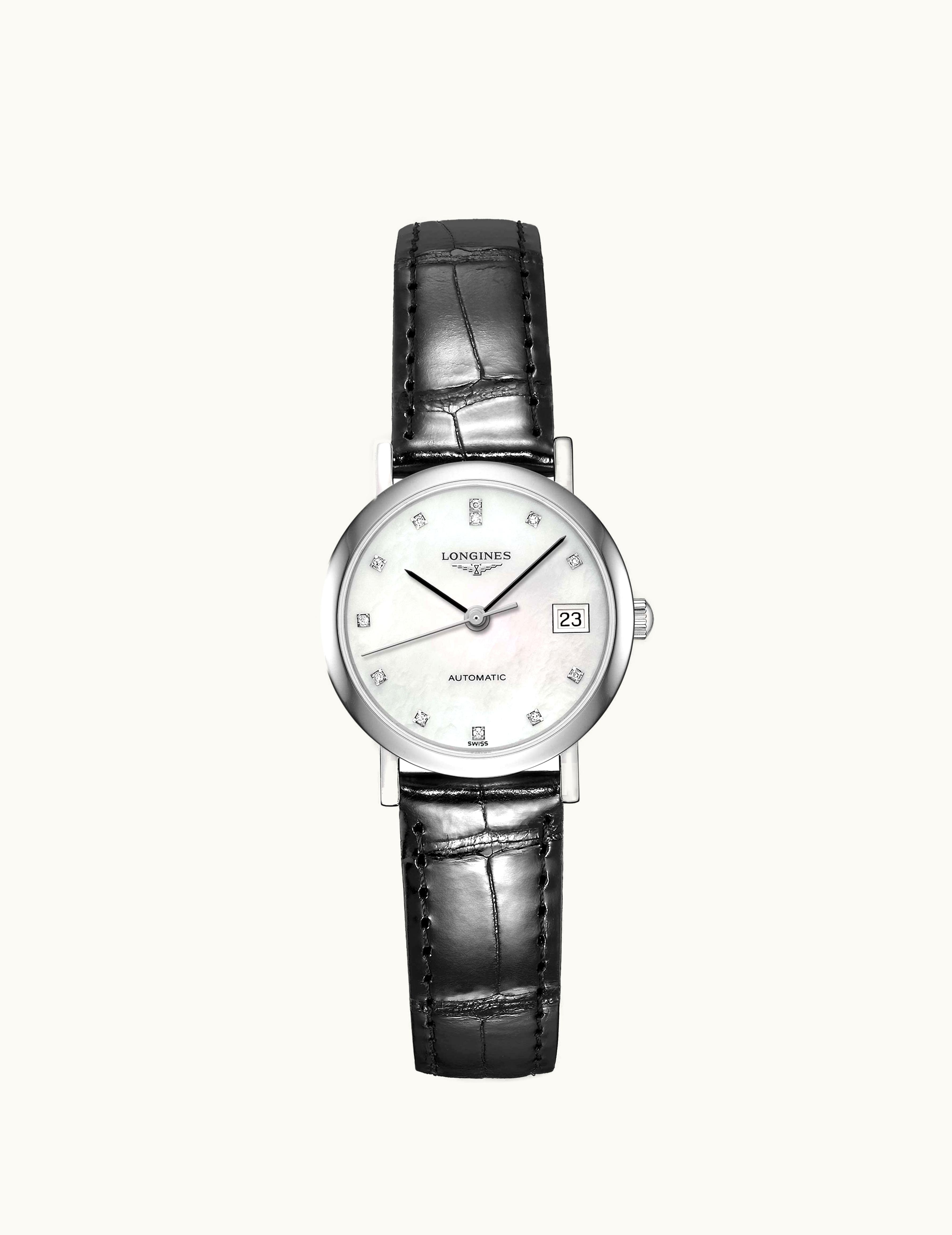 Longines Elegant Collection 25.5 Automatic Stainless Steel / MOP / Strap