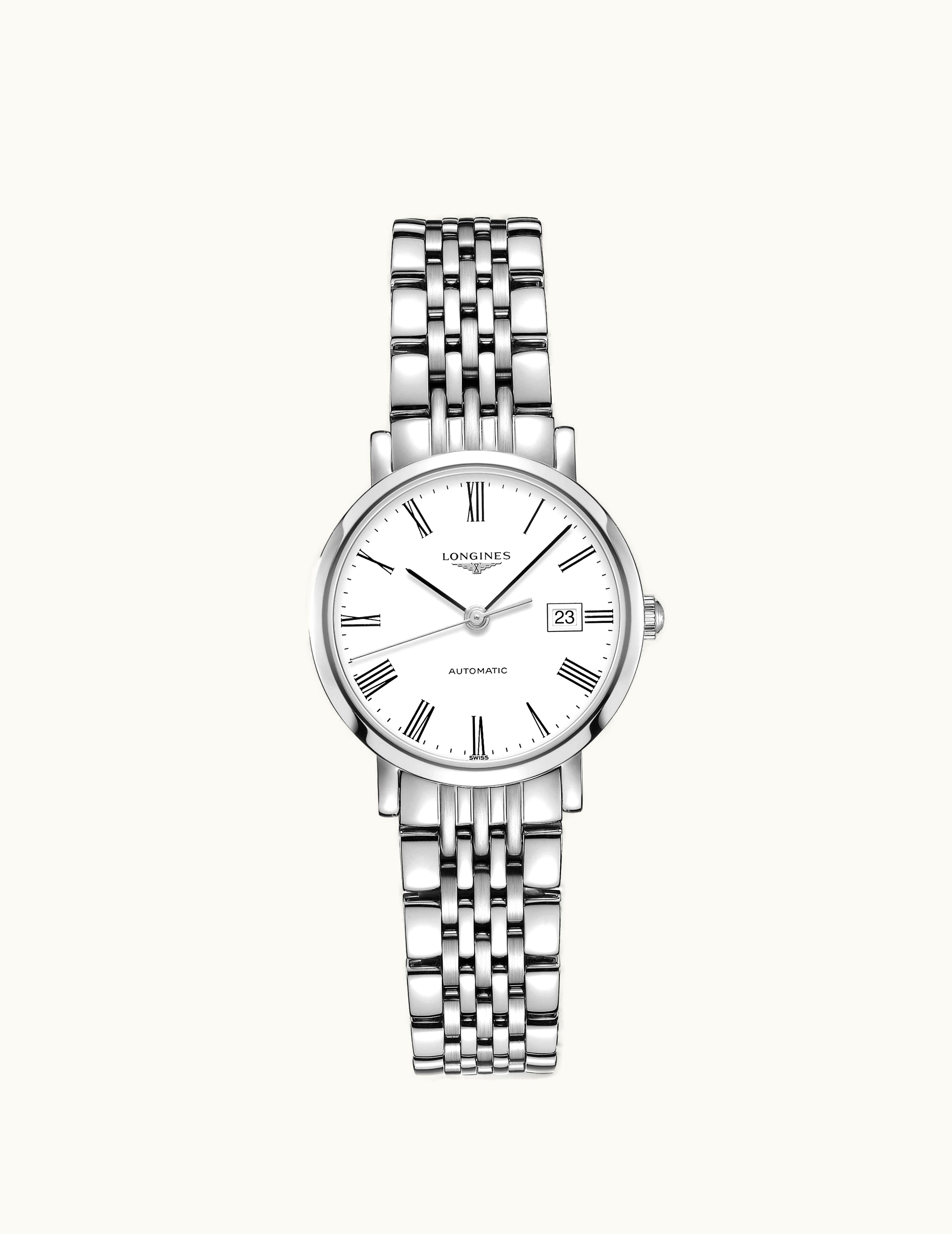 Longines Elegant Collection Automatic 29 Stainless Steel / White / Bracelet