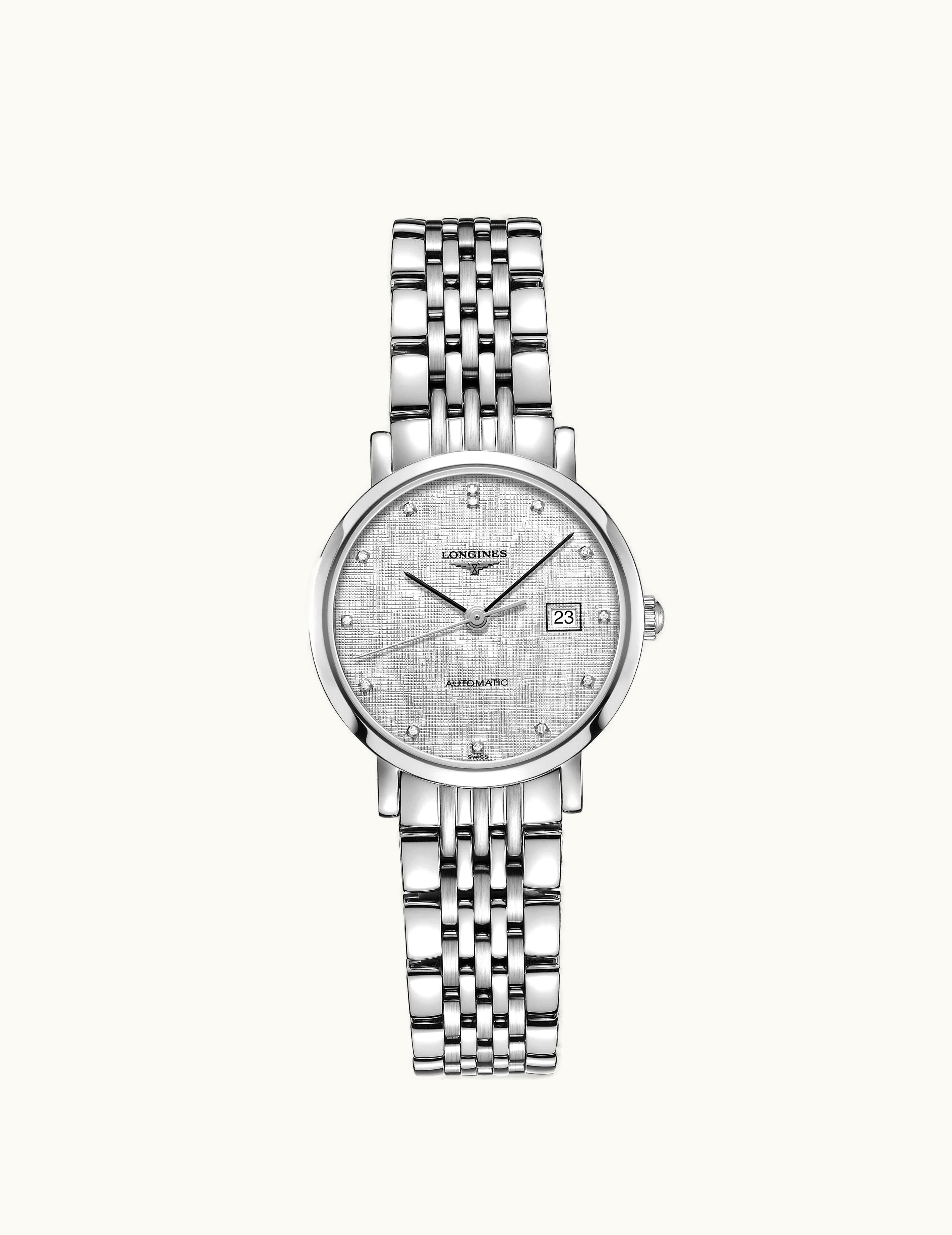 Longines Elegant Collection Automatic 29 Stainless Steel / Silver / Bracelet