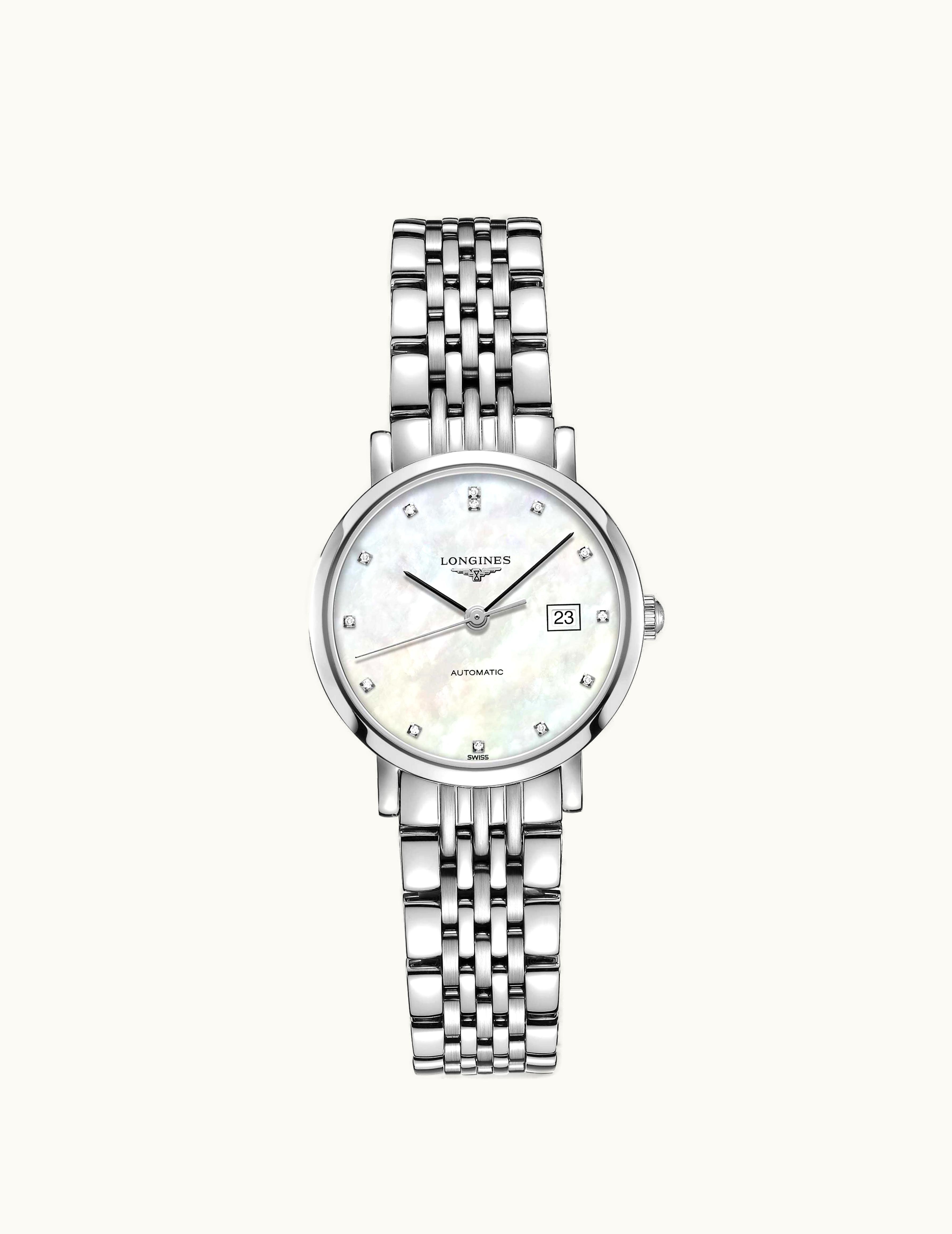 Longines Elegant Collection Automatic 29 Stainless Steel / MOP / Bracelet