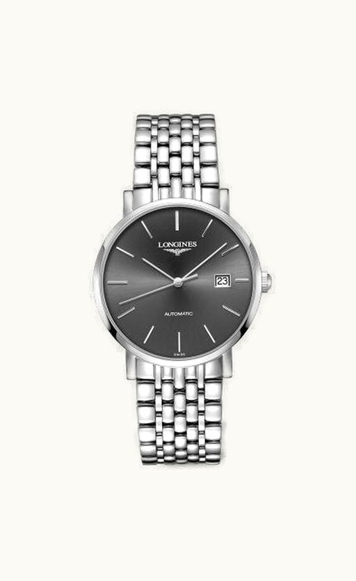 Longines Elegant Collection Automatic 39 Stainless Steel / Grey / Bracelet