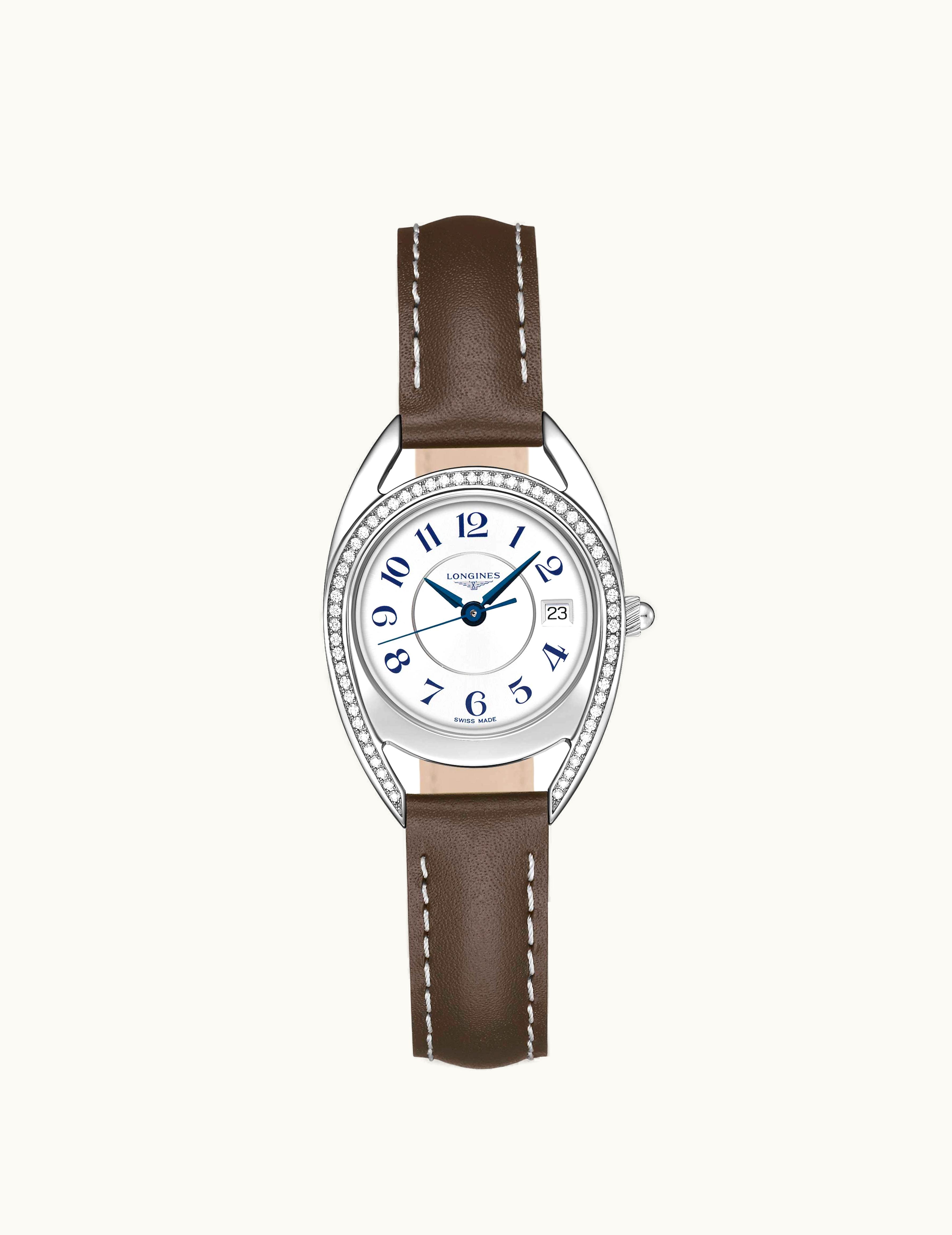 Longines Equestrian Horseshoe 26 Diamond / Arabic