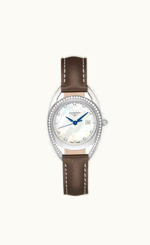 Longines Equestrian Horseshoe 30 Diamond / MOP