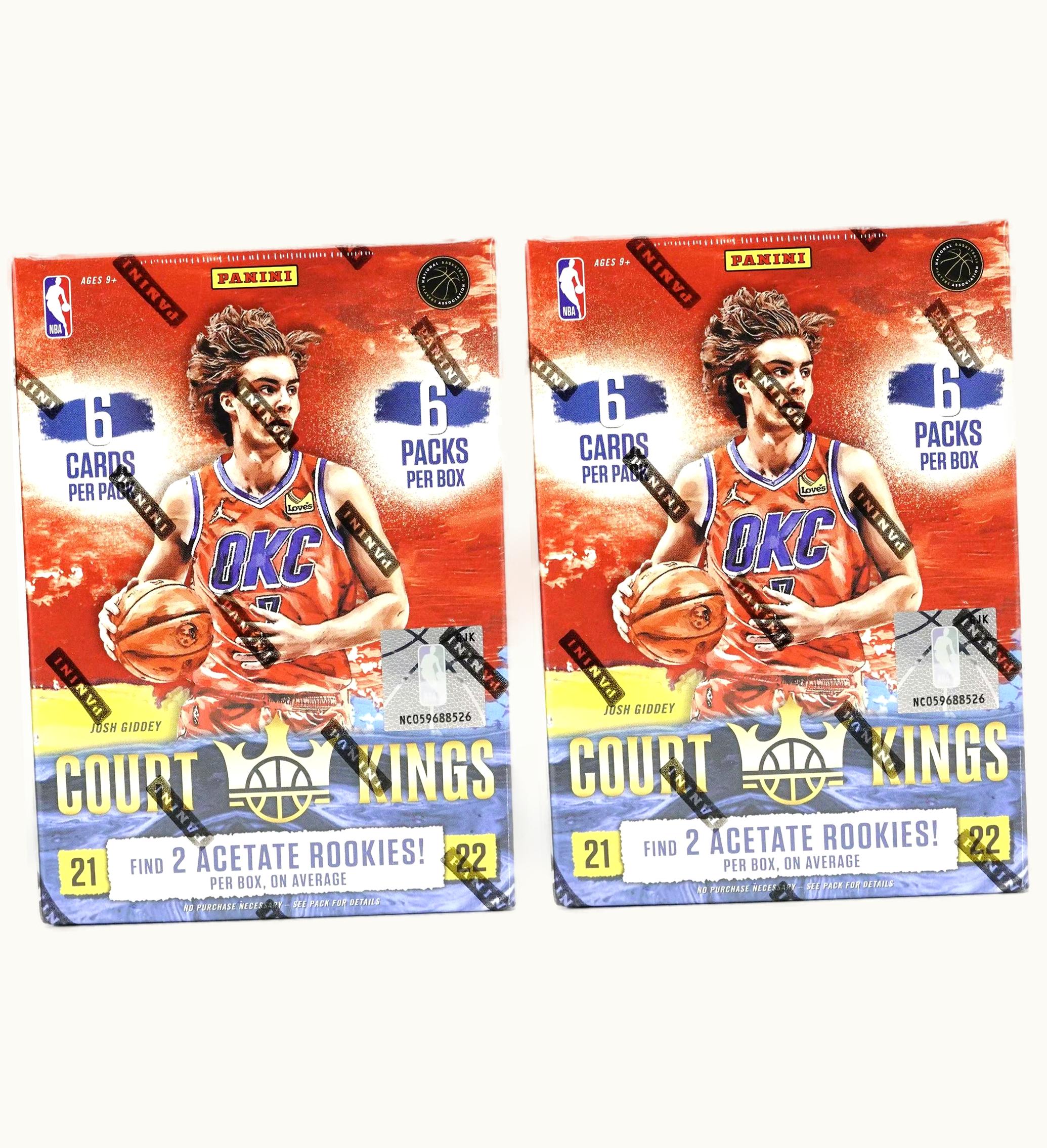 Panini 2021 22 Panini Court Kings Basketball International Blaster Box 2x Lot